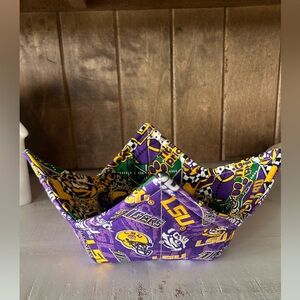 Bowl Koozie(Cozy) - LSU Tigers Baton Rouge Purple and Gold Football